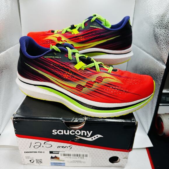 Saucony Endorphin Pro 2 (S20687-65) Running Sneaker Shoes | Men\'s Size 12.5 US main image 6
